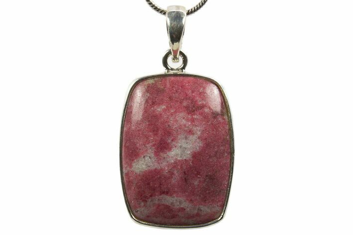 Polished Thulite Pendant (Necklace) - Norway #321506